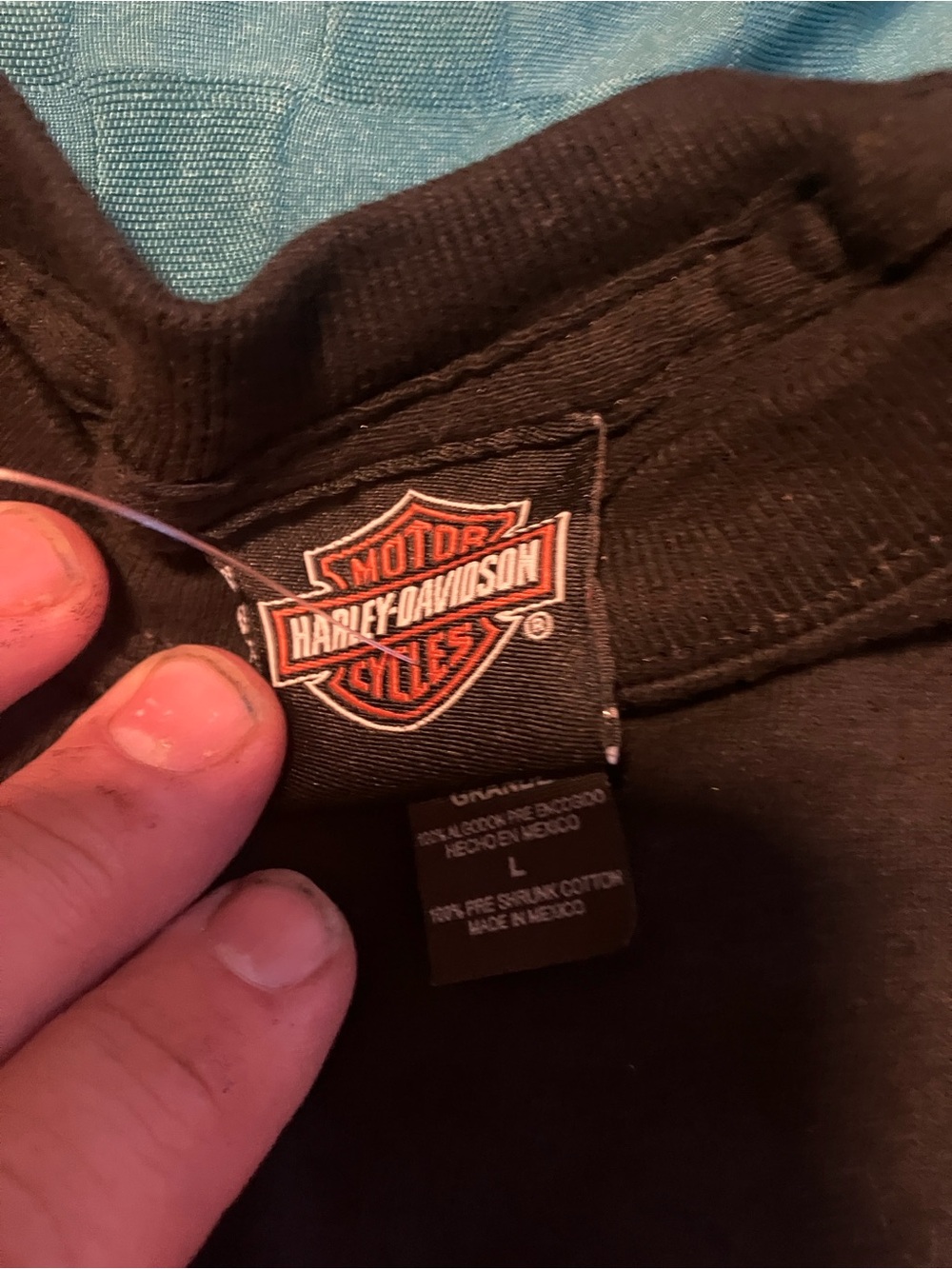 Harley Davidson XL short sleeve t shirt black “ The Horney Toad , Temple Texas “ - Picture 2 of 3